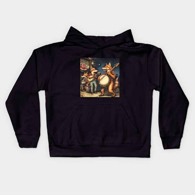 Red Fox's Country Jug-Band Kids Hoodie by Generation Last